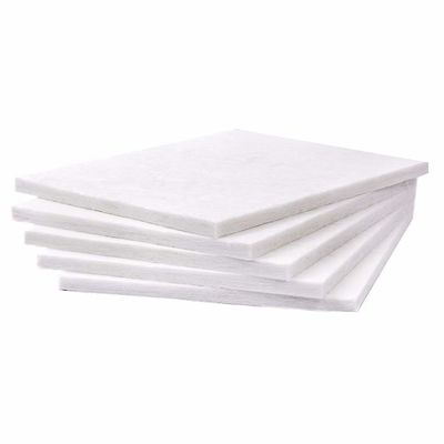 White Formaldehyde Free Fiberglass Heat Insulation Materials Glass Wool Board Blanket