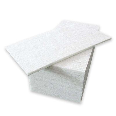 Tablero de aislamiento libre de la fibra de vidrio del formaldehído insonoro 10-32kg/m3 blanco