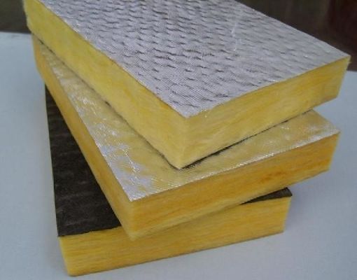 Moisture Proof Glass Wool Heat Insulation Board 20-100kg/M3 High Density