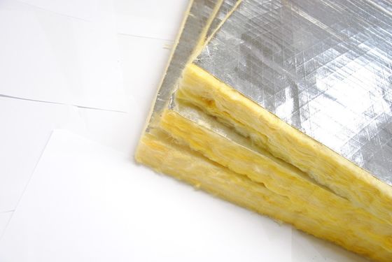 Moisture Proof Glass Wool Heat Insulation Board 20-100kg/M3 High Density