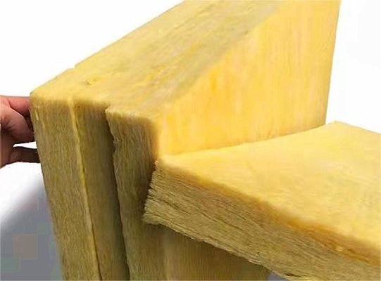 Moisture Proof Glass Wool Heat Insulation Board 20-100kg/M3 High Density