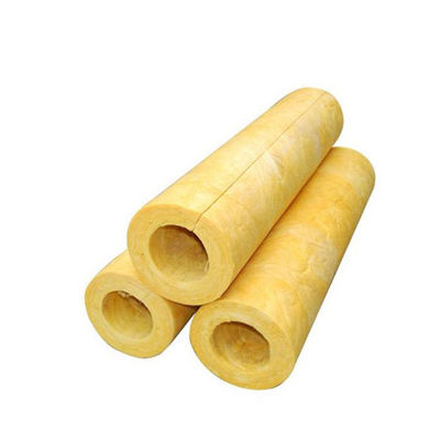 Abrigo termal 48-64kg/M3 del tubo del tubo de alta temperatura del aislamiento del OEM