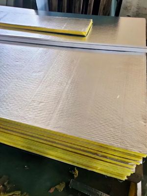 Thermal Insulation Fiber Glass Wool Board For Fireproof Wall Moisture Proof