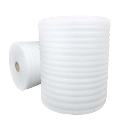High Density White EPE Foam Roll Lined Anti Collision Cushioning