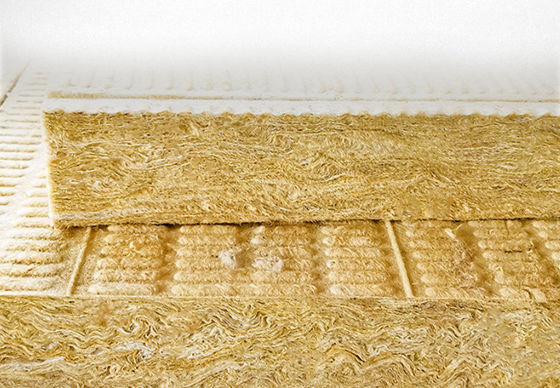 Yellow Fireproof 50mm Rockwool Thermal Insulation Slab OEM