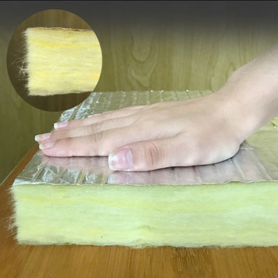 20-100kg/M3 Glass Wool Acoustic Panels High Temperature Insulation Board