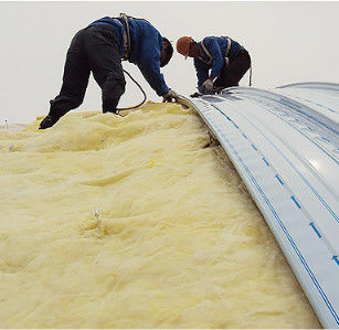 30mm Fiber Glass Wool Mat Thermal Insulation sound absorption 50kg/m3