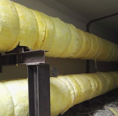30mm Fiber Glass Wool Mat Thermal Insulation sound absorption 50kg/m3