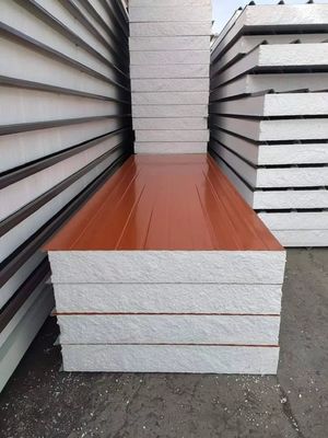 Insulated Roofing EPS Sandwich Panel For Clean Room 50mm 75mm