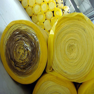 50mm Thick Pipe Thermal Insulation Glass Wool With Aluminum Foil