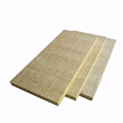 ISO Fireproof Hydrophobic Insulation Rock Wool Board Panels High Density