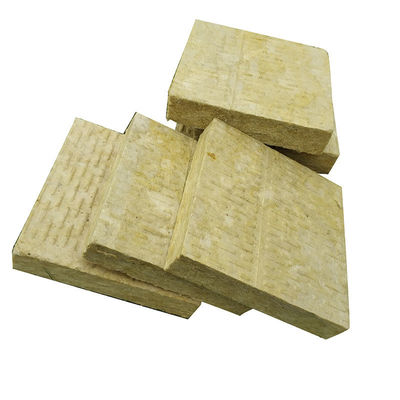 ISO Fireproof Hydrophobic Insulation Rock Wool Board Panels High Density