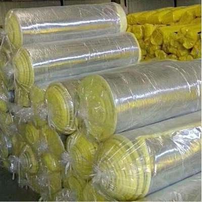 50mm Aluminum Foil Veneer Heat Insulation Materials Felt Fireproof Steel Structure