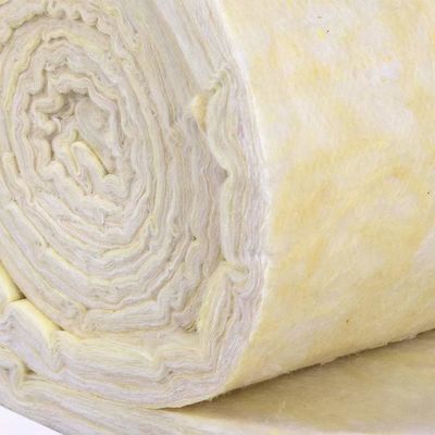 48K 50mm Soundproof Heat Insulation Glass Wool Roll Felt Without Cotton Aluminum Foil Veneer