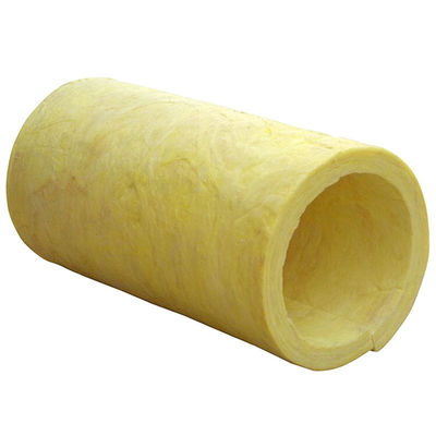 Centrifugal Glass Wool Steam Pipe Insulation Shell 30-150mm Thickness Without Aluminum Foil