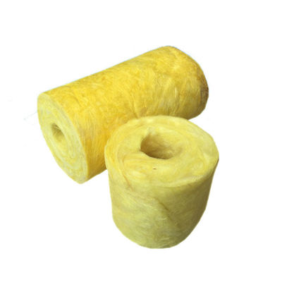 Centrifugal Glass Wool Steam Pipe Insulation Shell 30-150mm Thickness Without Aluminum Foil