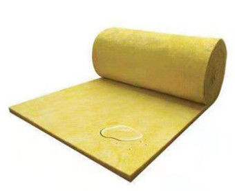 Non Toxic Yellow Heat Insulation Glass Wool Felt Fire And Smoke Exhaust
