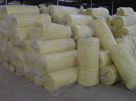 1.2m Wall Heat Insulation Materials Moisture Proof Yellow Glass Wool Felt
