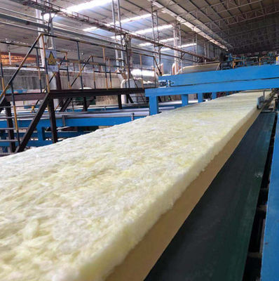1.2m Wall Heat Insulation Materials Moisture Proof Yellow Glass Wool Felt