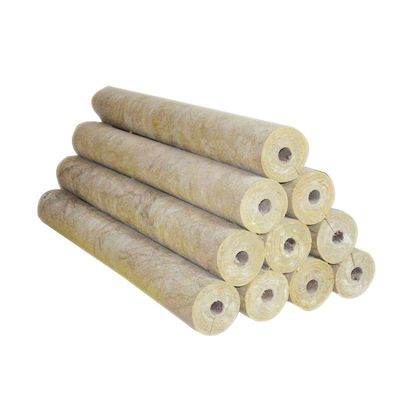 Rockfiber Heat Insulation Materials Rock Mineral Wool Thermal Insulation Pipe A1 Class