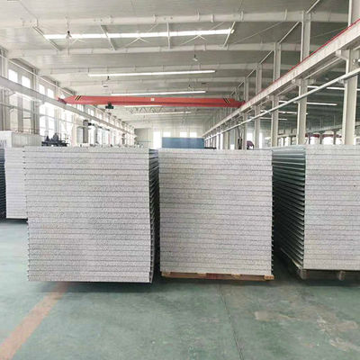 Metal Carved Silica Color Steel Sandwich Panel Metal Roofing 950mm 1150mm Width