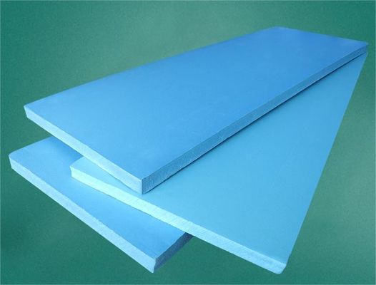Blue 10-80mm XPS Insulation Board Flexible Thermal Insulation