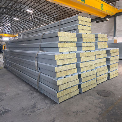 Roof Insulated Rock Wool Sandwich Panels Price House Walls Insulation For Walls And Roofs
