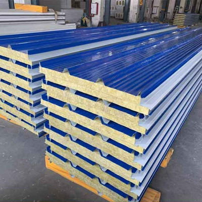 Roof Insulated Rock Wool Sandwich Panels Price House Walls Insulation For Walls And Roofs