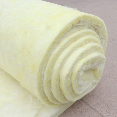 10-48kg/M3 Heat Insulation Glass Wool Roll Batts 50mm Thickness