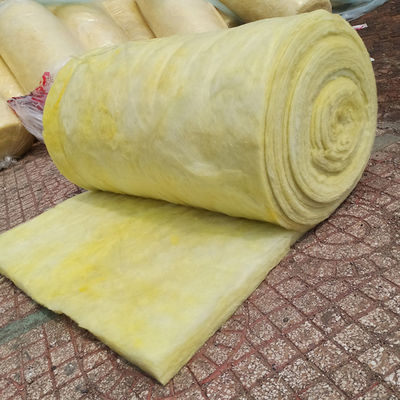 1.2m Soundproof Fiber Heat Insulation Glass Wool Blanket Rolls For Wall Insulation
