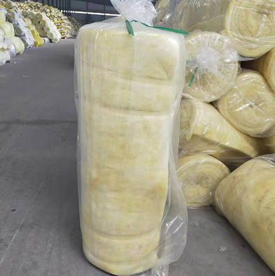 1.2m Soundproof Fiber Heat Insulation Glass Wool Blanket Rolls For Wall Insulation