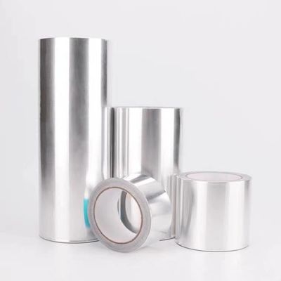 Sliver Pe Mesh Waterproof Fireproof Aluminum Foil Tape Self Adhesive Roofing