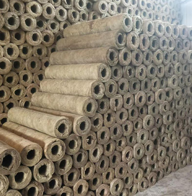 Boiler Chemical Oil Rock Wool Tube Steam Pipe Insulation 1000mm