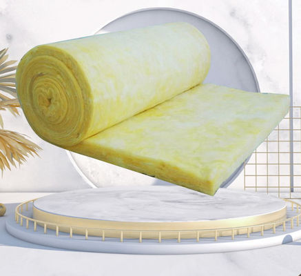 Fireproof Fiberglass Batt Insulation 48k50mm Centrifugal Glass Fiber Wool
