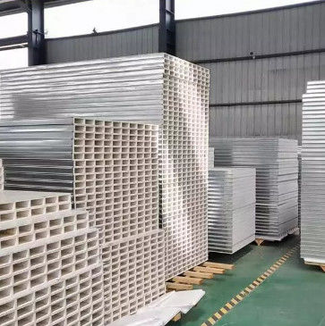 Color Steel Plate Glass Magnesium Board Fireproof Insulation Hollow Purification