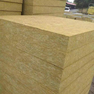 Thermal Insulation Rock Wool Board Basalt Fiber Slab 50mm Fireproof