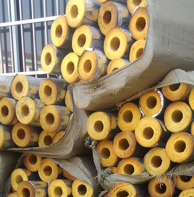 Aluminum Foil Veneer Glass Wool Tube Fiber Glass Wool Thermal Insulation Kiln Outer