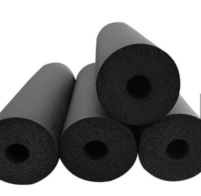 B1 Grade 1.8m Air Conditioning Water Rubber Foam Insulation Pipe Flame Retardant