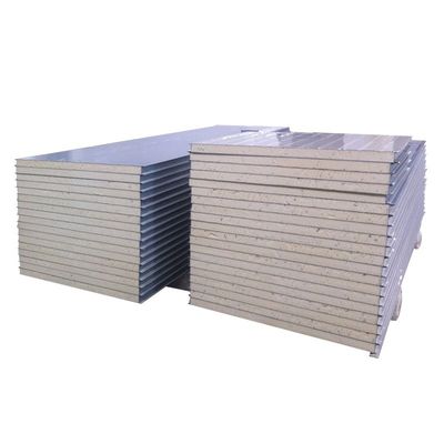 Thickened House Heat Insulation Materials 1200mm Exterior Wall PU Sandwich Panel