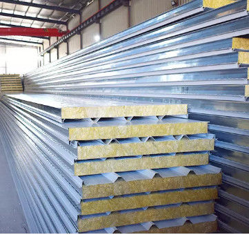 Composite Panels Rockwool Insulation Board Roof Ceiling 40-120kg/m3