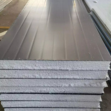 Plafon Partisi Dinding Eps Sandwich Panel Insulasi Panas 6-20kg/M3