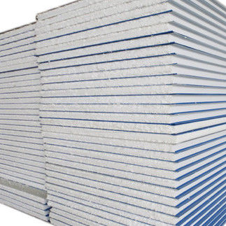 Plafon Partisi Dinding Eps Sandwich Panel Insulasi Panas 6-20kg/M3