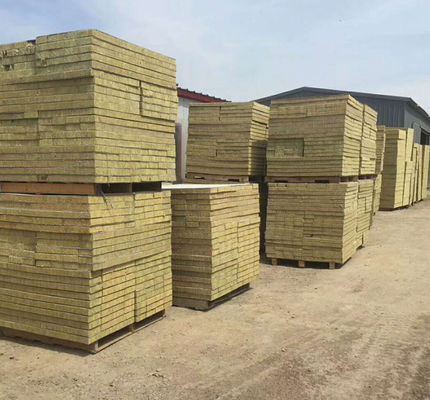 Aluminum Foil Basaltic Asbestos Rock Wool Board Adiabatic Insulation Sound Insulation