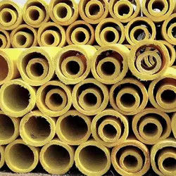 Opening Self Adhesive Steam Glass Wool Tube Material Aluminum Foil Waterproof