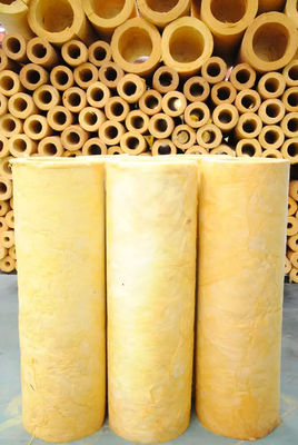 Industrial Glass Wool Thermal Insulation Pipe Wrap Fire Boiler Shell