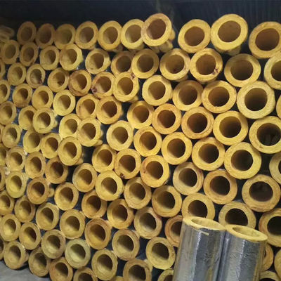 Industrial Glass Wool Thermal Insulation Pipe Wrap Fire Boiler Shell