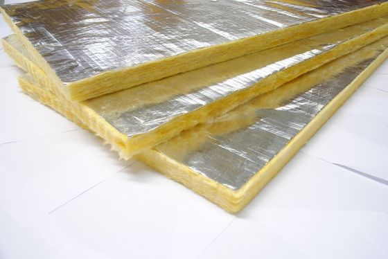 Noise Reduction Heat Insulation Glass Wool Mat Flame Retardant 600mm