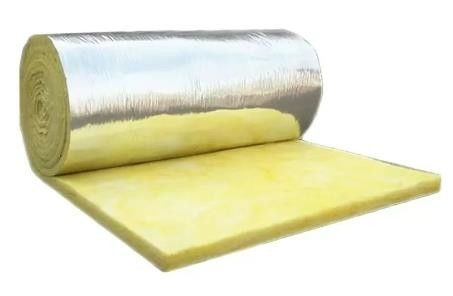 50mm Thick Roll Thermal Insulation Heat Insulation Glass Wool With Aluminum Foil